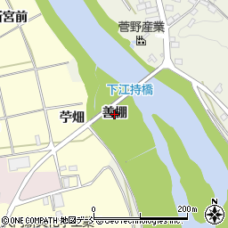 福島県須賀川市江持（善棚）周辺の地図
