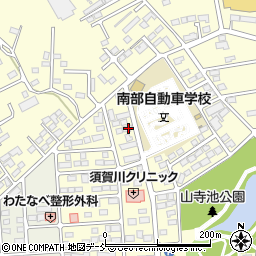福島県須賀川市北山寺町133周辺の地図