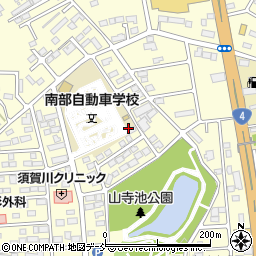 福島県須賀川市北山寺町54周辺の地図