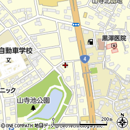 福島県須賀川市北山寺町342周辺の地図