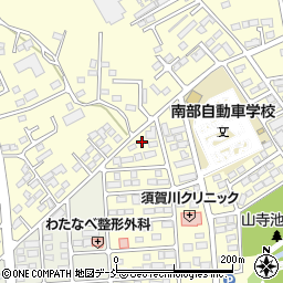 福島県須賀川市北山寺町155周辺の地図