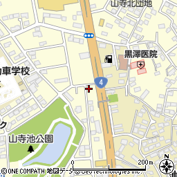 福島県須賀川市北山寺町334周辺の地図