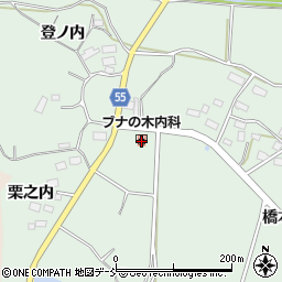 福島県須賀川市矢沢天神周辺の地図