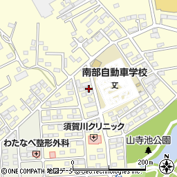 福島県須賀川市北山寺町132周辺の地図