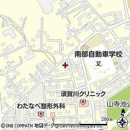福島県須賀川市北山寺町143周辺の地図