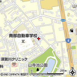 福島県須賀川市北山寺町31周辺の地図