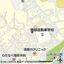 福島県須賀川市北山寺町130周辺の地図