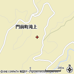 石川県輪島市門前町滝上ヘ周辺の地図