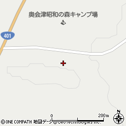 福島県大沼郡昭和村大芦小矢ノ原周辺の地図