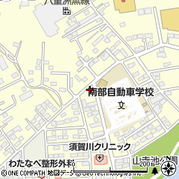 福島県須賀川市北山寺町128周辺の地図