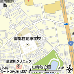 福島県須賀川市北山寺町41周辺の地図