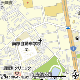 福島県須賀川市北山寺町38周辺の地図
