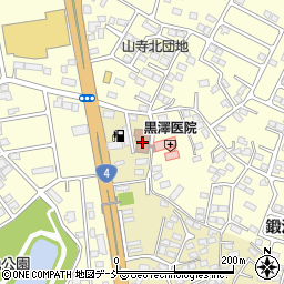 黒澤医院併設老人保健施設オープンアームズ周辺の地図