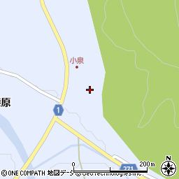 石川県輪島市三井町小泉前田周辺の地図