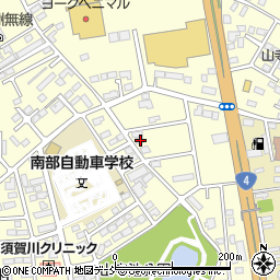 福島県須賀川市北山寺町20周辺の地図