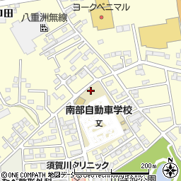 福島県須賀川市北山寺町48周辺の地図