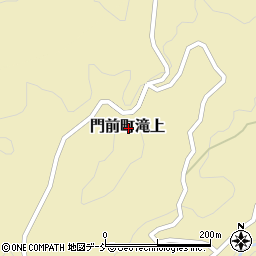 石川県輪島市門前町滝上周辺の地図