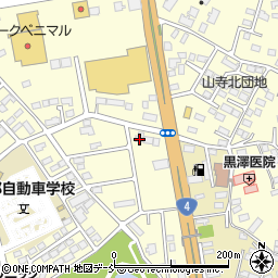 福島県須賀川市北山寺町2周辺の地図