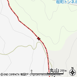 桐沢峠周辺の地図