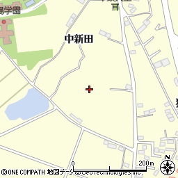 福島県須賀川市森宿中新田周辺の地図