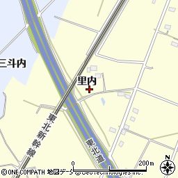 福島県須賀川市森宿里内周辺の地図