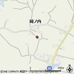福島県須賀川市江持岡ノ内周辺の地図