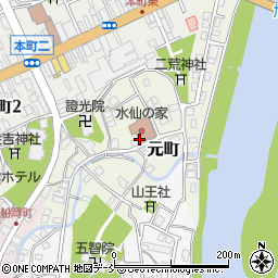 新潟県小千谷市元町周辺の地図