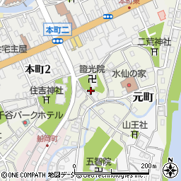 新潟県小千谷市元町11周辺の地図