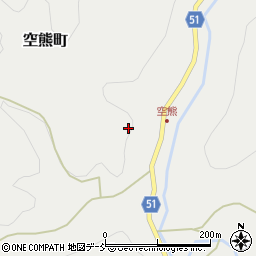 石川県輪島市空熊町垣内周辺の地図