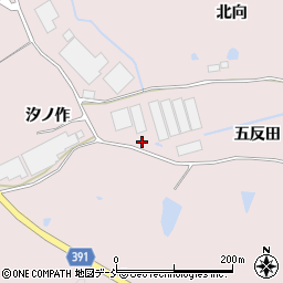 福島県楢葉町（双葉郡）波倉（五反田）周辺の地図