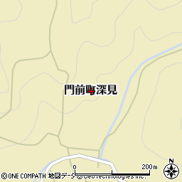 〒927-2167 石川県輪島市門前町深見の地図