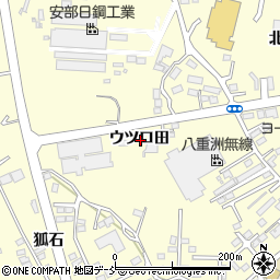 福島県須賀川市森宿ウツロ田周辺の地図