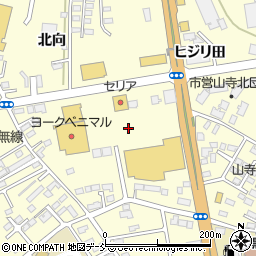 ヨークベニマル須賀川森宿店駐車場周辺の地図