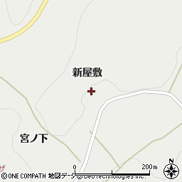 福島県田村郡小野町飯豊新屋敷周辺の地図