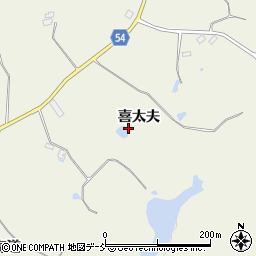 福島県須賀川市江持周辺の地図