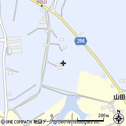 福島県須賀川市越久桜川周辺の地図