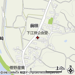 下江持公会堂周辺の地図