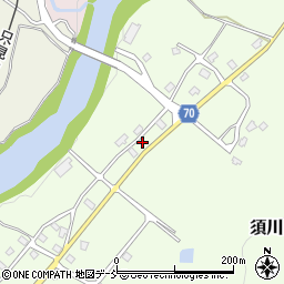 須川公民館周辺の地図