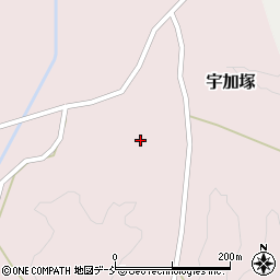 石川県能登町（鳳珠郡）宇加塚（ヌ）周辺の地図