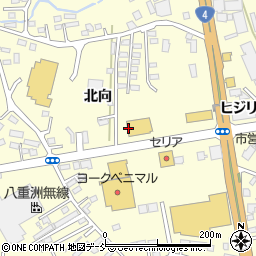 福島県須賀川市森宿北向周辺の地図