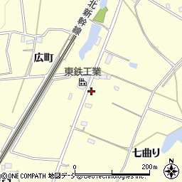 福島県須賀川市森宿七曲り周辺の地図