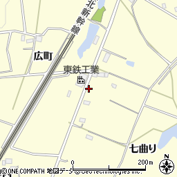 福島県須賀川市森宿（七曲り）周辺の地図