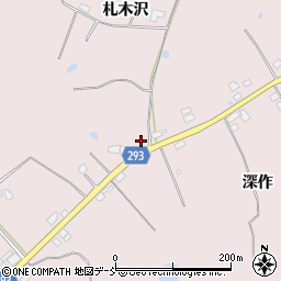 札木沢集会所周辺の地図