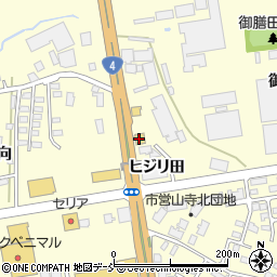 マクドナルド４号線須賀川店周辺の地図
