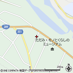福島県南会津郡只見町大倉窪田周辺の地図