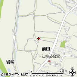 福島県須賀川市江持前田周辺の地図
