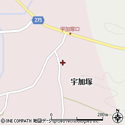 石川県鳳珠郡能登町宇加塚チ周辺の地図
