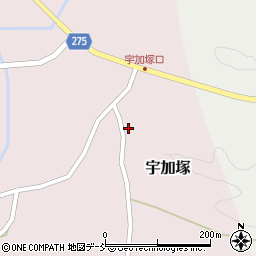 石川県能登町（鳳珠郡）宇加塚（チ）周辺の地図