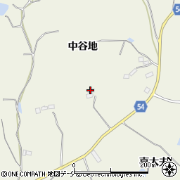 福島県須賀川市江持中谷地周辺の地図