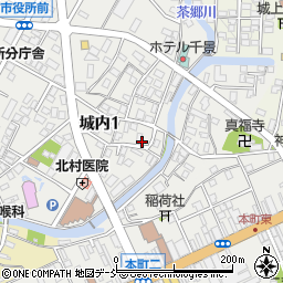 千谷川橋周辺の地図